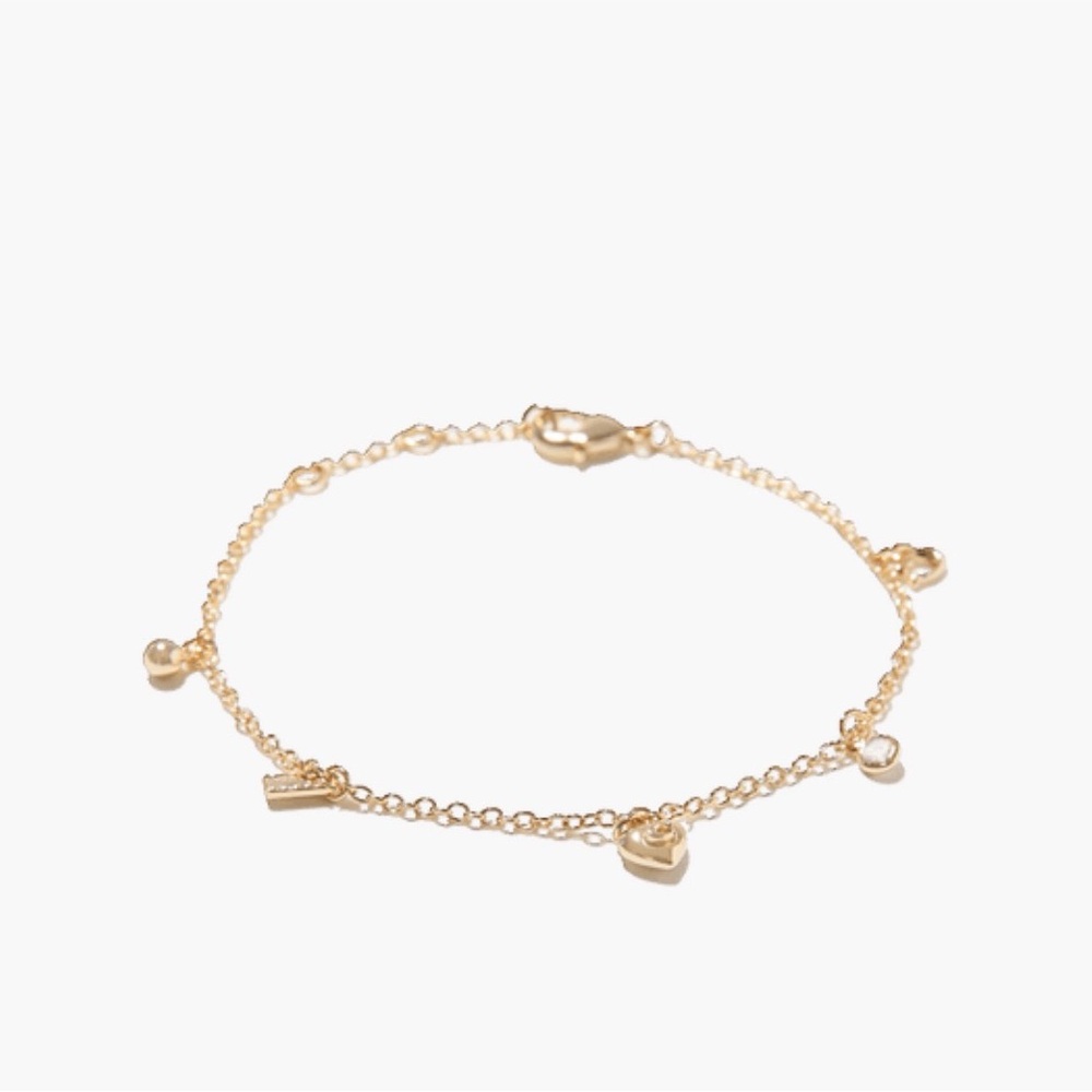Coach Gold Charm Bracelet